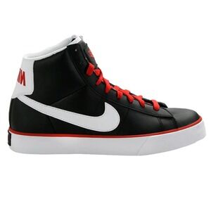 Nike Sweet Classic High Top Sneakers‎ Black White Red Mens 9 Wom 10.5 UK8 EU42.5